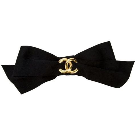 chanel hair clip bow|chanel hair clip vintage.